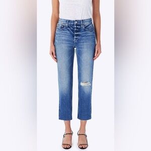 TRAVE CONSTANCE STRAIGHT TAPERED
CROPPED JEANS, SIZE 25‎